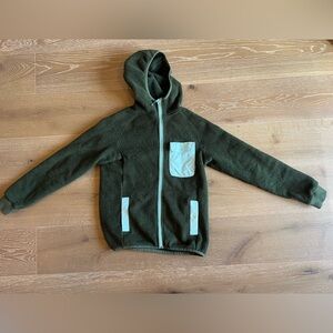 Cotopaxi Forest Green women Fleece Zip Hoodie